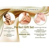 Coffret Huile d'argan biologique - 4 Soins visage, corps et cheveux
